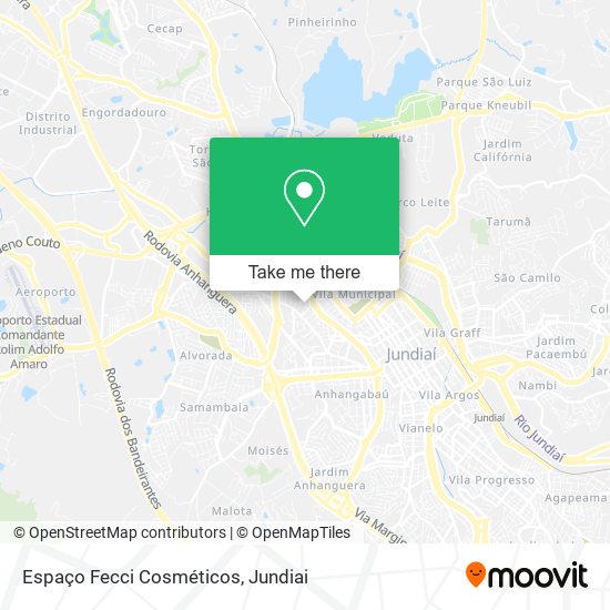 Espaço Fecci Cosméticos map