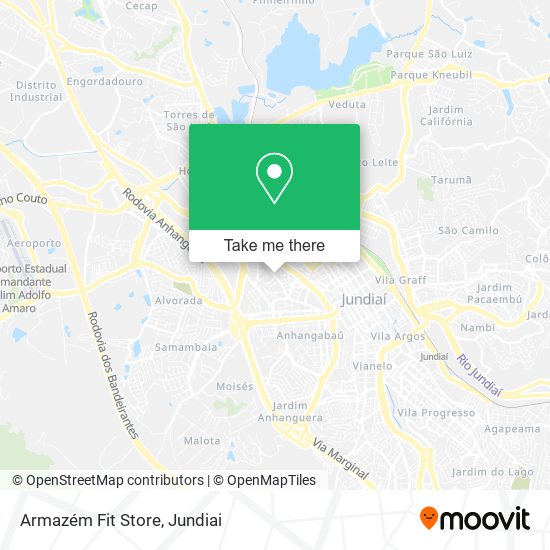 Mapa Armazém Fit Store