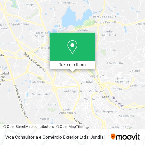 Wca Consultoria e Comércio Exterior Ltda map
