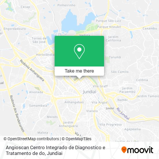 Angioscan Centro Integrado de Diagnostico e Tratamento de do map