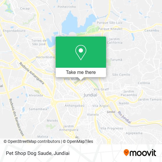 Mapa Pet Shop Dog Saude