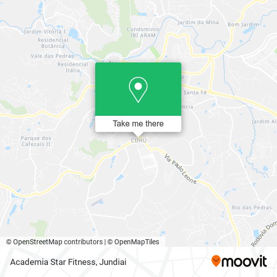 Academia Star Fitness map