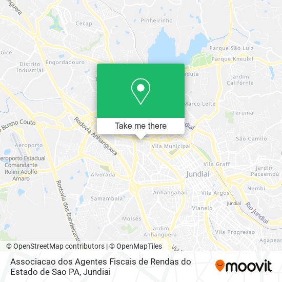 Associacao dos Agentes Fiscais de Rendas do Estado de Sao PA map