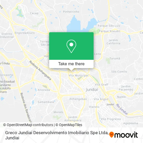 Greco Jundiai Desenvolvimento Imobiliario Spe Ltda map
