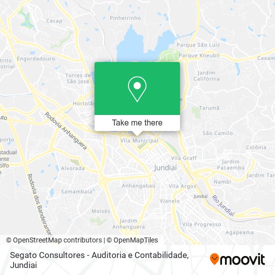 Segato Consultores - Auditoria e Contabilidade map