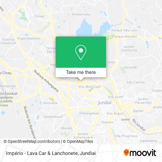 Império - Lava Car & Lanchonete map