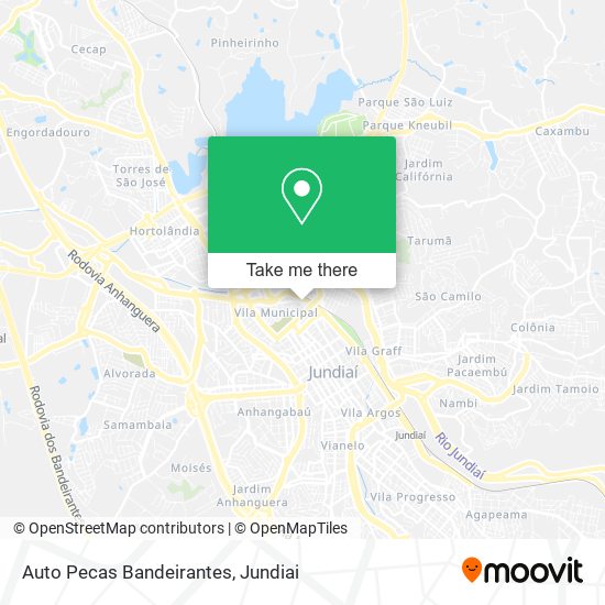 Auto Pecas Bandeirantes map