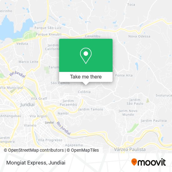 Mongiat Express map