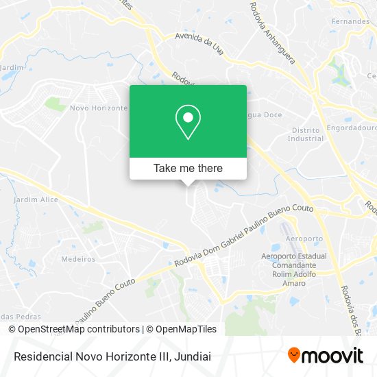 Residencial Novo Horizonte III map