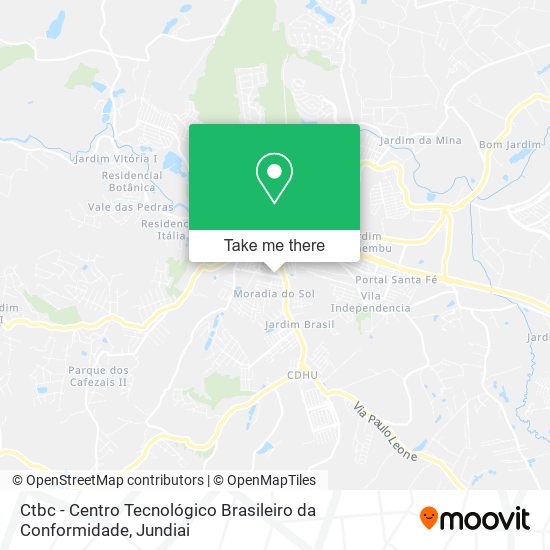 Ctbc - Centro Tecnológico Brasileiro da Conformidade map