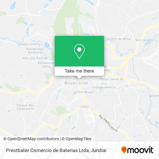 Prestbater Comércio de Baterias Ltda map