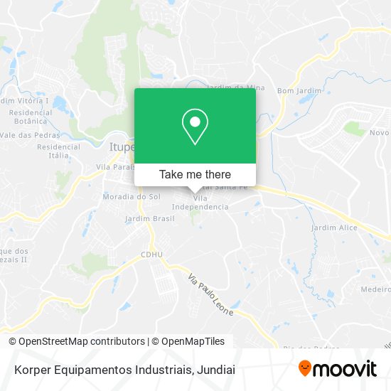Korper Equipamentos Industriais map