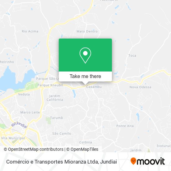 Comércio e Transportes Mioranza Ltda map