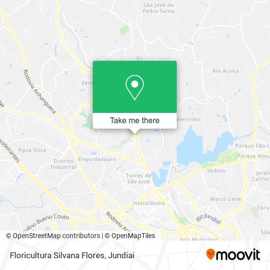 Mapa Floricultura Silvana Flores