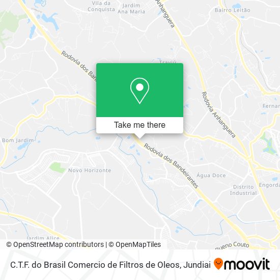 C.T.F. do Brasil Comercio de Filtros de Oleos map