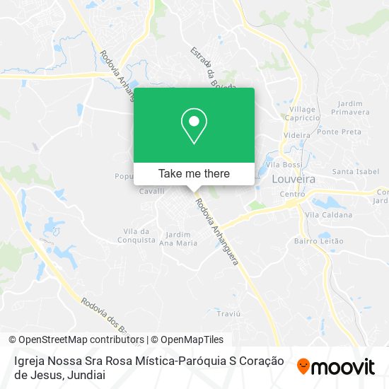 Mapa Igreja Nossa Sra Rosa Mística-Paróquia S Coração de Jesus