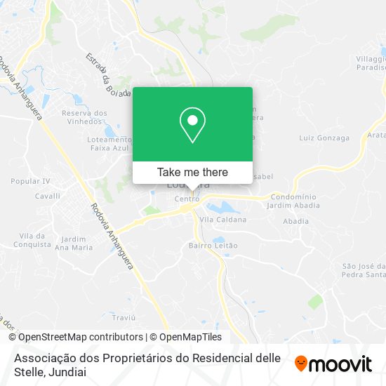 Associação dos Proprietários do Residencial delle Stelle map