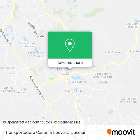 Transportadora Casarim Louveira map