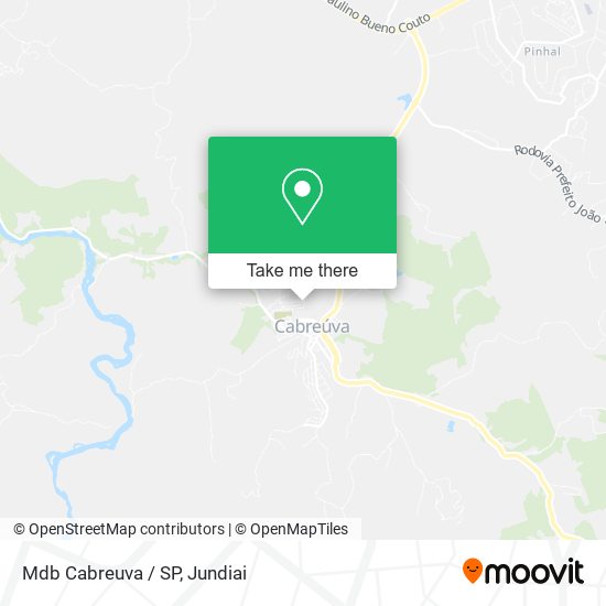 Mdb Cabreuva / SP map