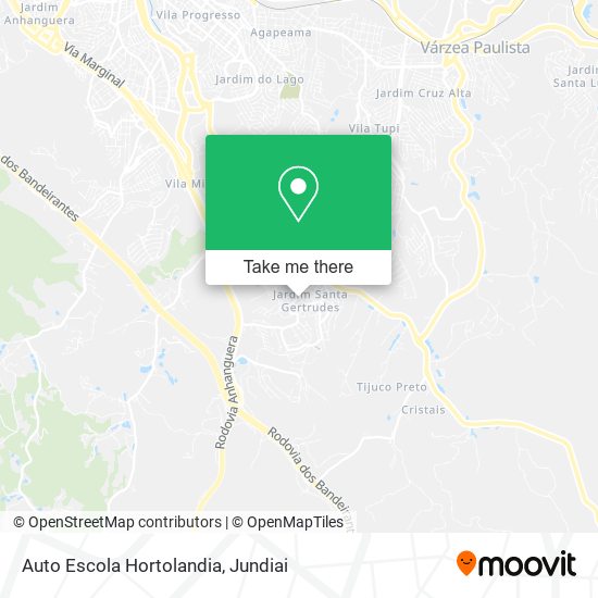 Auto Escola Hortolandia map