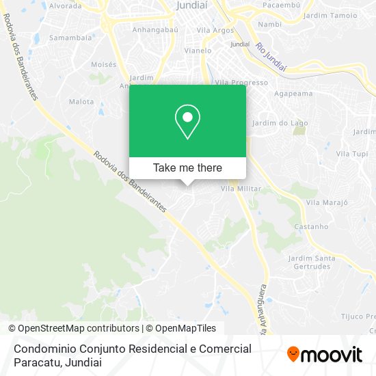Condominio Conjunto Residencial e Comercial Paracatu map