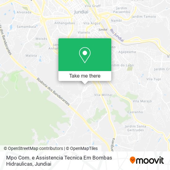 Mpo Com. e Assistencia Tecnica Em Bombas Hidraulicas map