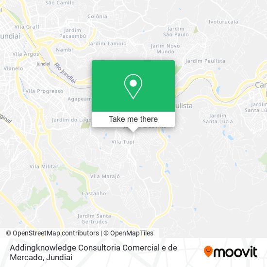 Mapa Addingknowledge Consultoria Comercial e de Mercado