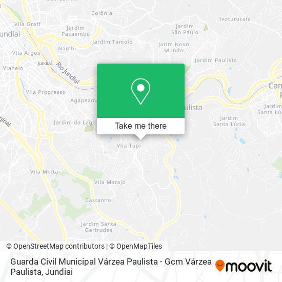 Guarda Civil Municipal Várzea Paulista - Gcm Várzea Paulista map