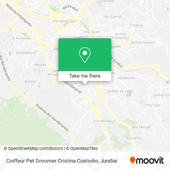 Coiffeur Pet Groomer Cristina Custodio map