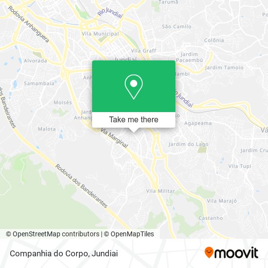 Companhia do Corpo map