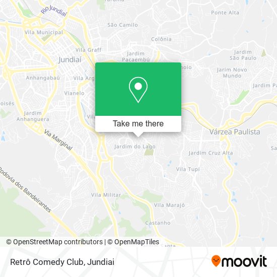 Retrô Comedy Club map