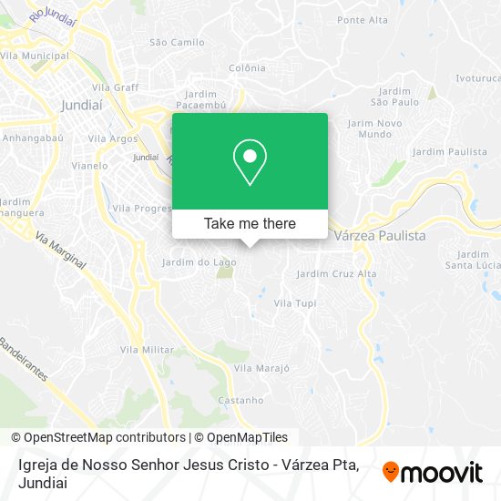 Igreja de Nosso Senhor Jesus Cristo - Várzea Pta map