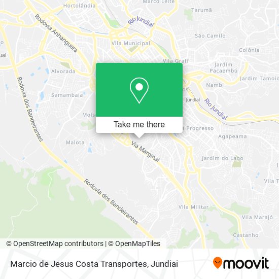 Mapa Marcio de Jesus Costa Transportes