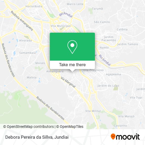 Debora Pereira da Sillva map