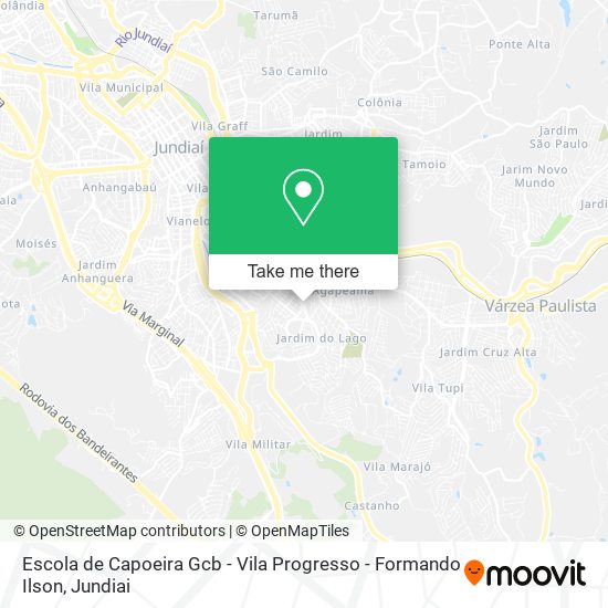Escola de Capoeira Gcb - Vila Progresso - Formando Ilson map