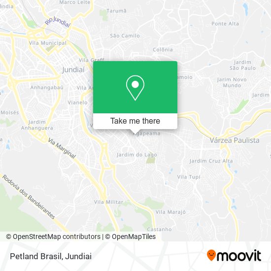 Petland Brasil map