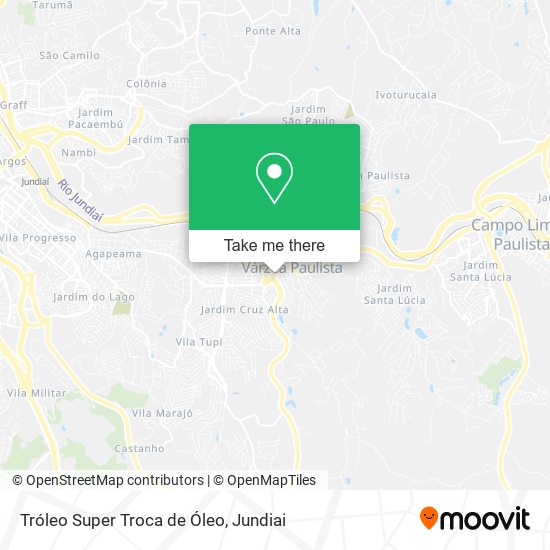 Tróleo Super Troca de Óleo map