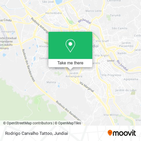 Rodrigo Carvalho Tattoo map