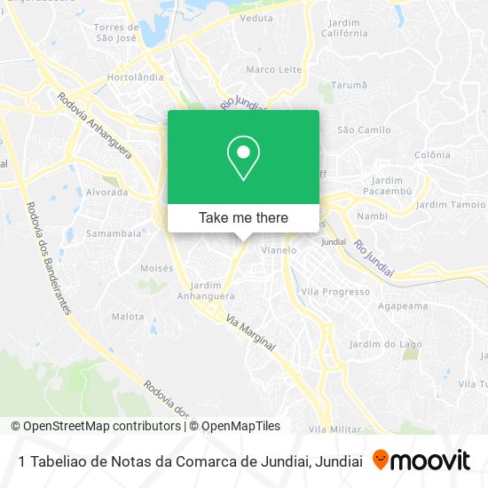 1 Tabeliao de Notas da Comarca de Jundiai map