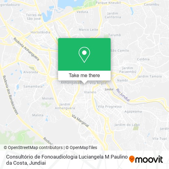 Consultório de Fonoaudiologia Luciangela M Paulino da Costa map