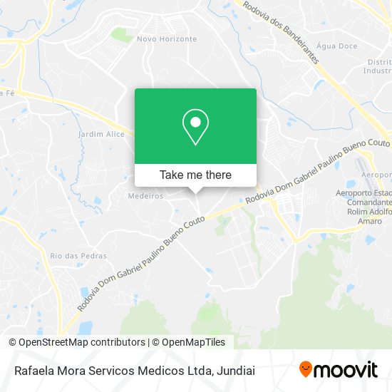 Mapa Rafaela Mora Servicos Medicos Ltda