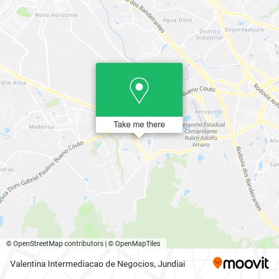 Valentina Intermediacao de Negocios map
