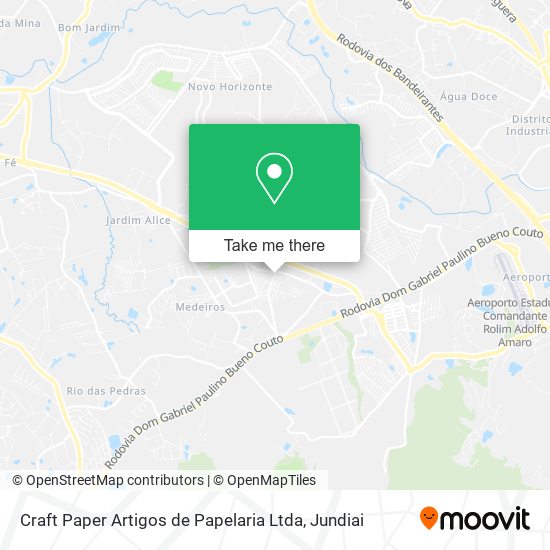 Craft Paper Artigos de Papelaria Ltda map