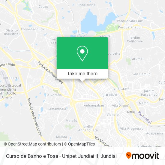 Curso de Banho e Tosa - Unipet Jundiai II map