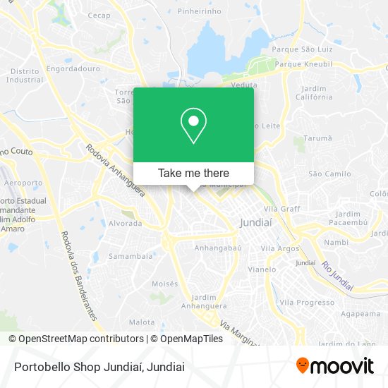 Portobello Shop Jundiaí map