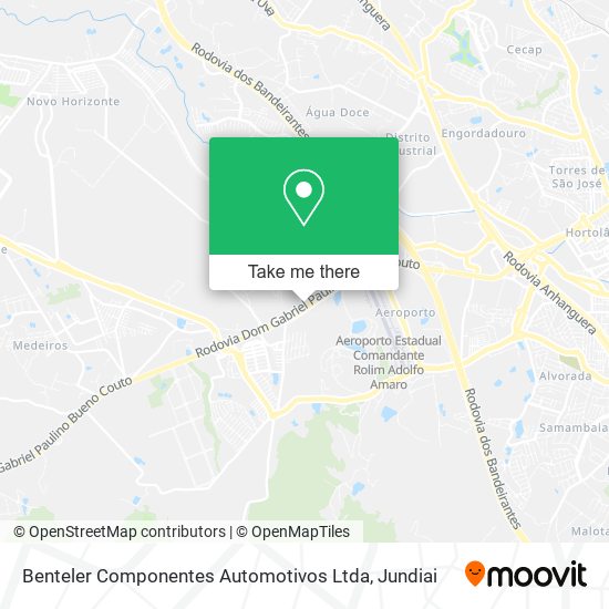 Benteler Componentes Automotivos Ltda map