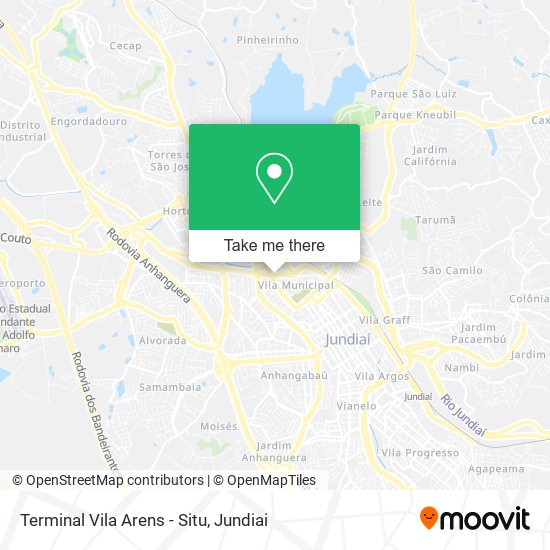 Terminal Vila Arens - Situ map