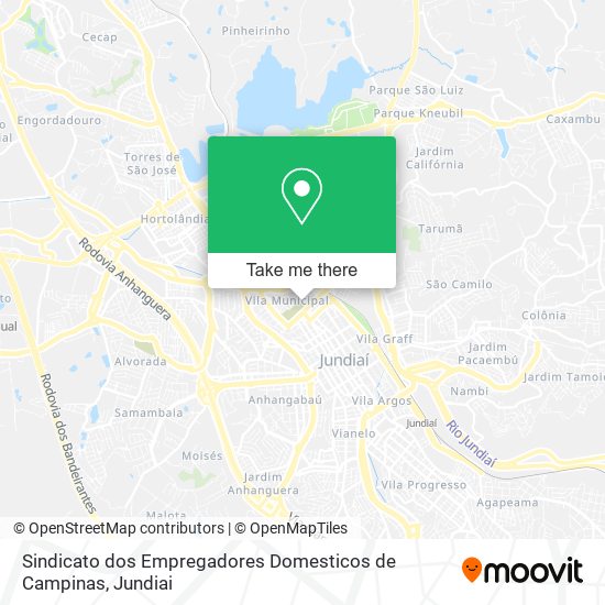 Sindicato dos Empregadores Domesticos de Campinas map