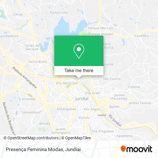 Presença Feminina Modas map