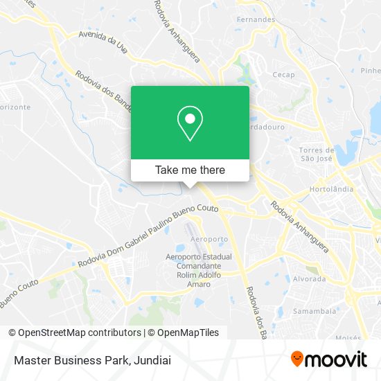 Mapa Master Business Park